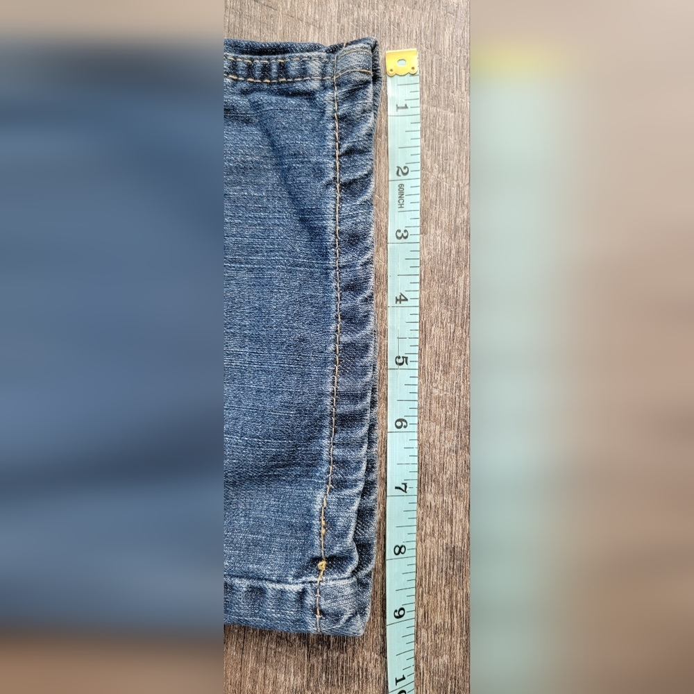 Levi's 505 Jean's Men's 40X30 Medium Wash Distressed Denim Blue 100% Cotton Rela - Picture 11 of 14